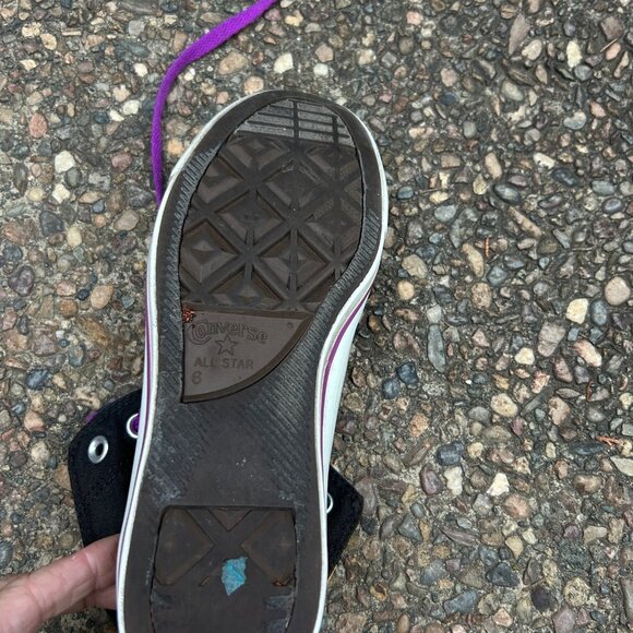 Converse Double Flap Leopard Print Chuck Taylor Skate Sneakers Size 6 - Picture 3 of 13